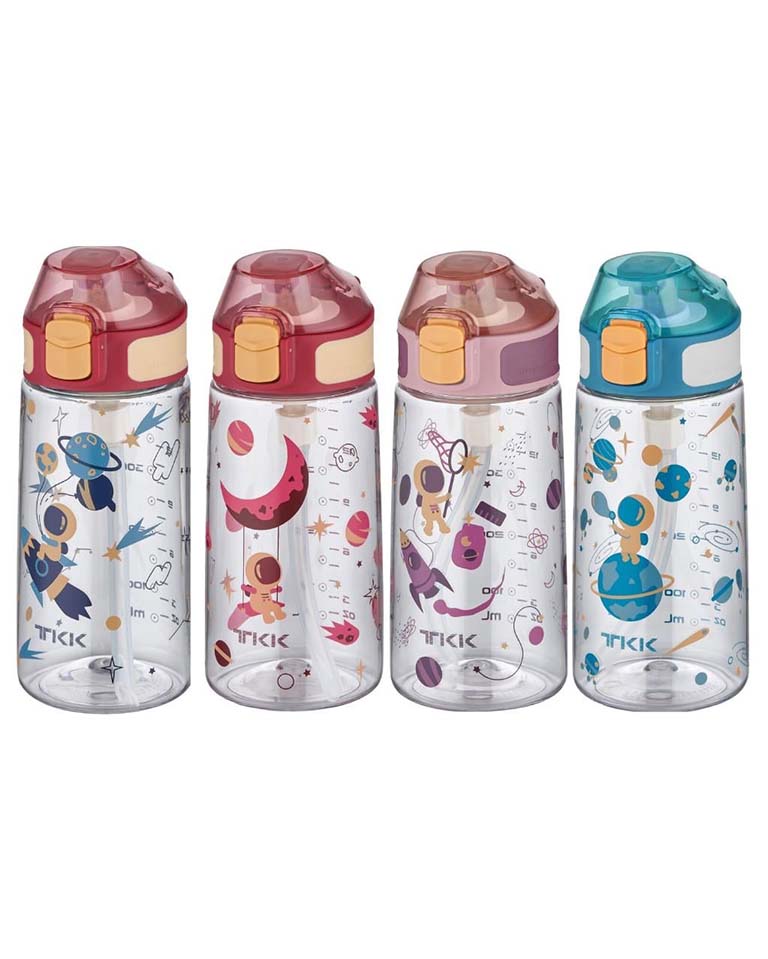 Vagonlife TKK 500 ml Astronot Desenli Tritan Su Matarası (T3002-KARMA) | Makrongame