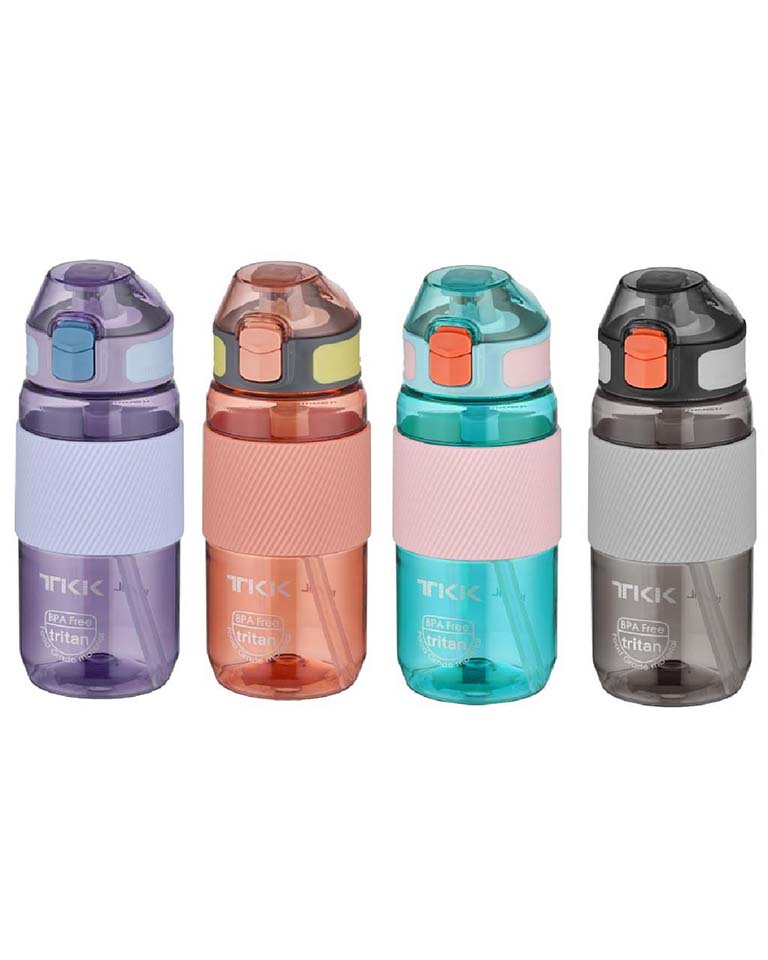 Vagonlife TKK 500 ml Silikon Gövde Tritan Su Matarası (T1003-500 ML) | Makrongame