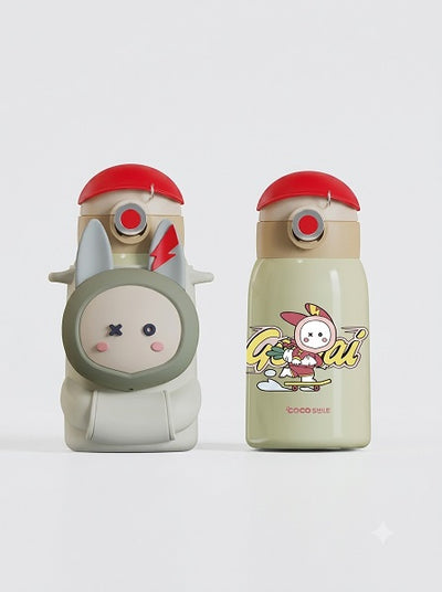 Cocosmile Sevimli Tavşan Çelik Termos 470 ml (CS8098-689356) | MarkonGame