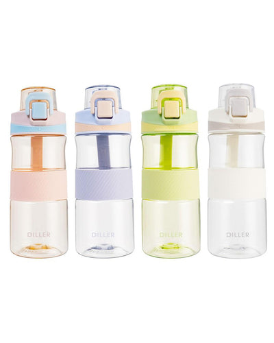 Diller Karma Renk 520 ml Silikon Gövde Tritan Su Matarası (D51-KARMA-520) | Markongame