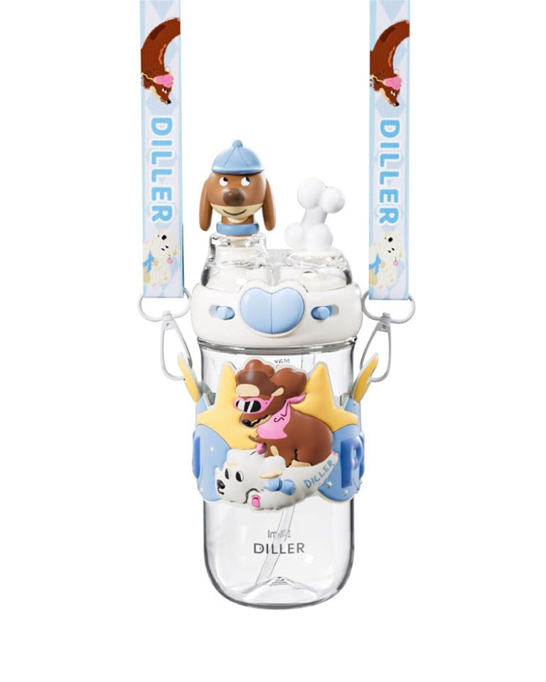 Diller 580 ml Boyun Askılı Tritan Su Matarası (D2530-580) | Markongame