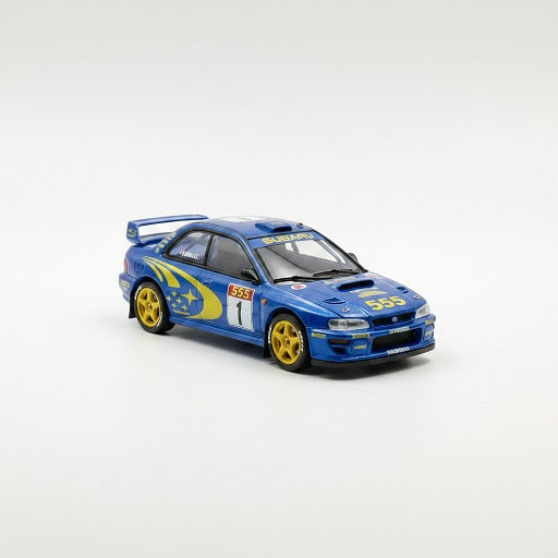 Mini GT 1/64 Subaru Impreza WRC97 #1 – 1999 DRM Champion (MGT01140)