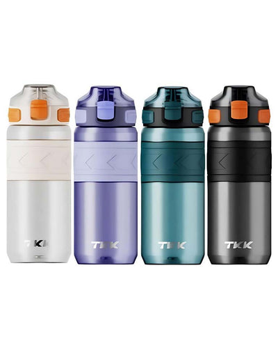 TKK 600 ml Silikon Gövde Tritan Su Matarası (T1025) | Makrongame