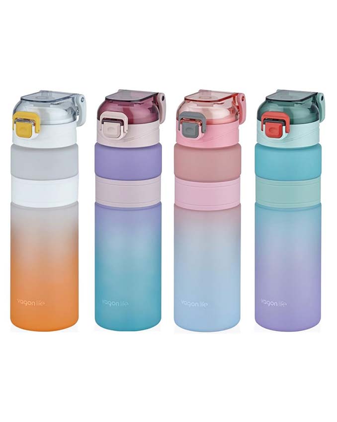 Vagonlife 800 ml Soft Touch Motivasyon Su Matarası (VGN2228) | Makrongame